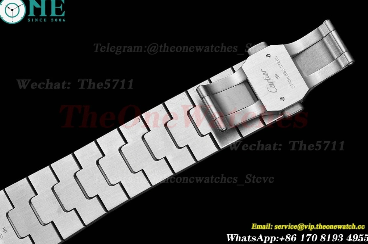 SS Green XL Cartier SS Santos MY9019 BVF De 40mm Dial 1211